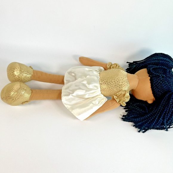 Linzy Toys 18'' Gold Addy Soft Plush Rag Doll Gold - Very, Very Good Condition - Picture 6 of 10